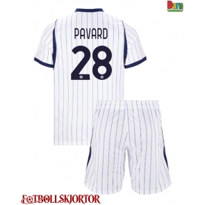 Inter Milan Benjamin Pavard #28 Borta Kläder Barn 2026-27 Kortärmad (+ Korta byxor)